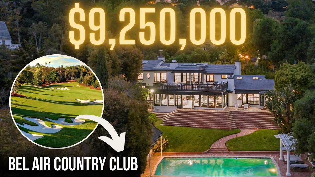 Inside the Exclusive Bel Air Golf Lover's Dream Home