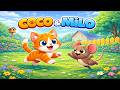 COCO & MILO Chase Adventure 🐱🐭 | Funny Cat vs Mouse Story for Kids | Cute Cartoon Animation