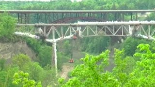 VIDEO: Old Rt. 219 bridge imploded