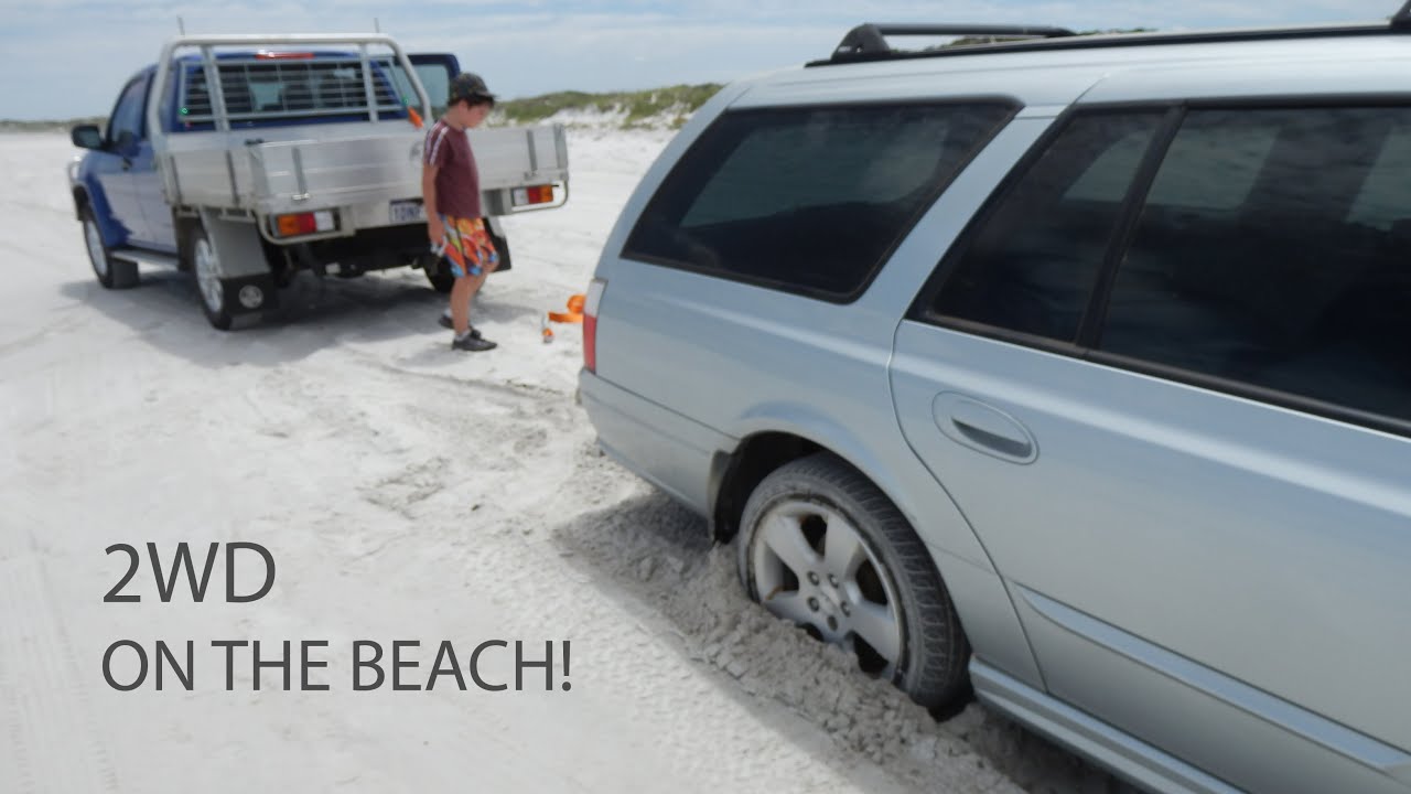 2WDing on the Beach! YouTube