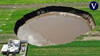 ¿Por qué se produjo el socavón gigante de México?