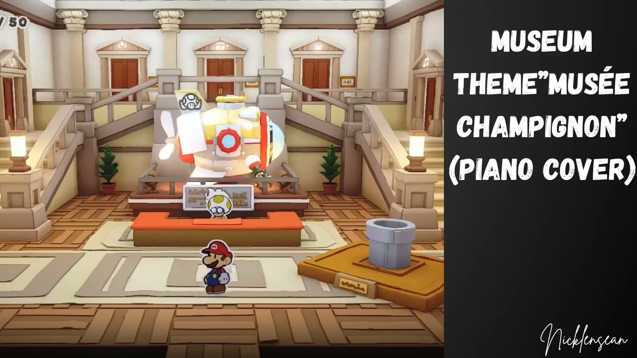 Museum Theme (2nd Updated Piano Cover) - Paper Mario Origami King