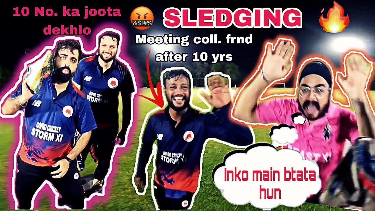 THE MOST SLEDGED 🤬 & ENTERTAINING CRICKET match ever against ...