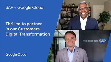 Thomas Kurian and Christian Klein Celebrate the Google Cloud and SAP Partnership