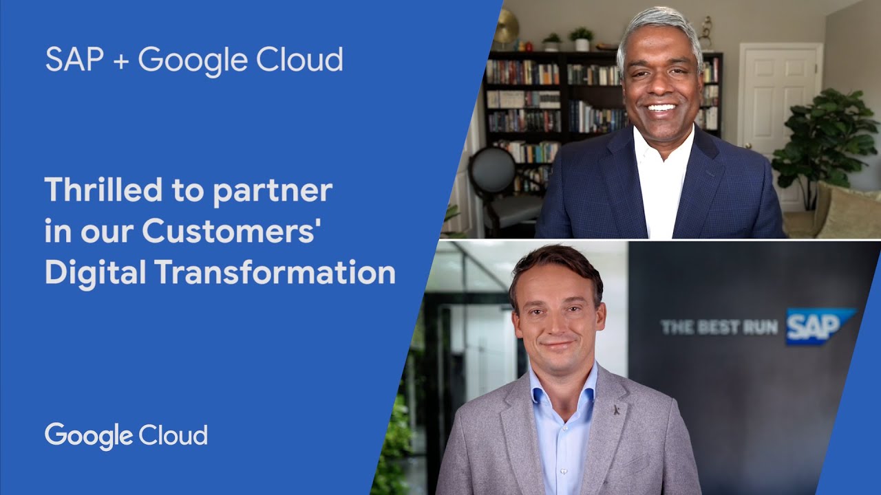Thomas Kurian and Christian Klein Celebrate the Google Cloud and SAP Partnership