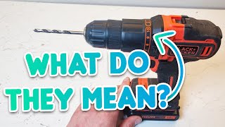 A Black & Decker space age drill – working by hand