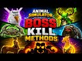 Best killing methods for each Animal Simulator boss | (Voiced)