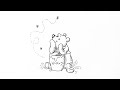 How to draw winnie the pooh with honey pot