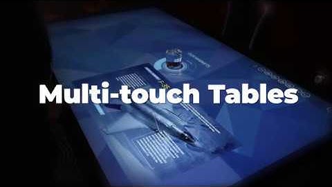 Touch tables for exhibitions, events and museums