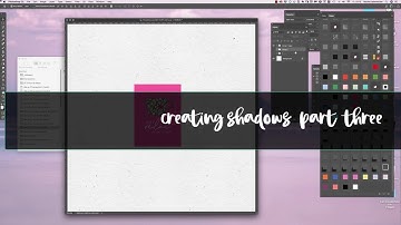 4 different ways to add Shadows on your Scrapbooking Elements PART THREE
