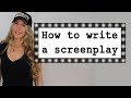 How to Write a Screenplay - scriptwriting for beginners