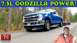 Is the GODZILLA V8 the Best HD Gas Engine? 2020 Ford F250 InDepth Review  060MPH Towing Times!