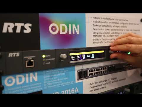 ODIN IP intercom matrix: UI walkthrough