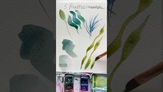 Powerful🤯brushstrokes to master #watercolorforbeginners #watercoloreffect #watercolorpainting #art