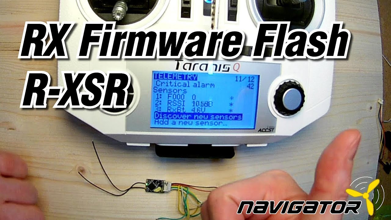 Frsky Rxsr Update FrSky R-XSR Empfänger RX Receiver Firmware Flashen und Verbinden ...