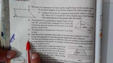 Ex.11.2, Q.7 Mensuration  Class 8