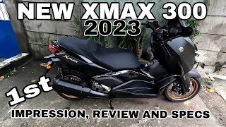 NEW XMAX 300 2023 1ST IMPRESSION, REVIEW AND SPECS