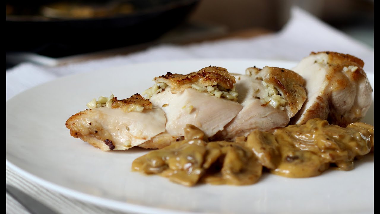 Chicken with Creamy Mushroom Sauce Recipe