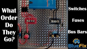 Fuses, Switches, Bus bars, What goes where?