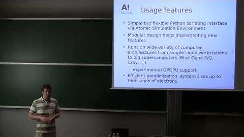 Jussi Enkovaara: Overview of GPAW