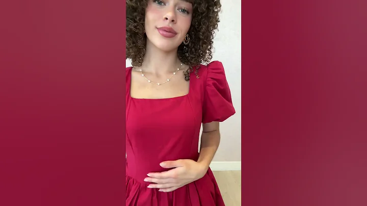 Cupcake Dress in Red Try On in Size S - Ivy City Co