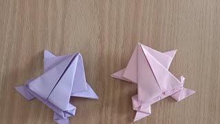 How To Make a Paper forg // Easy and Fun