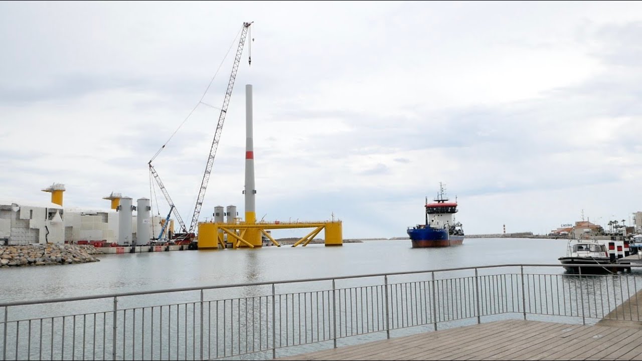Aude : La Région Occitanie lance ses éoliennes flottantes en mer qui alimenteront 50 000 personnes