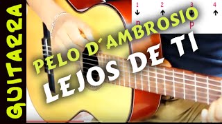 Video thumbnail of "LEJOS DE TI - Pata amarilla en GUITARRA... │ TUTORIAL"