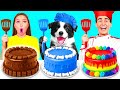Me vs Grandma Cooking Challenge with Dog | Funny Food Hacks