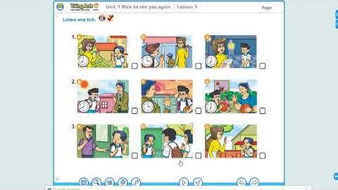 ENGLISH 4 UNIT 1 NICE TO SEE YOU AGAIN LESSON 1