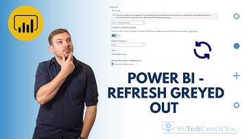 Penyegaran Otomatis Power BI berwarna abu-abu di pengaturan