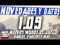 Online: INFO datos sobre 1.09