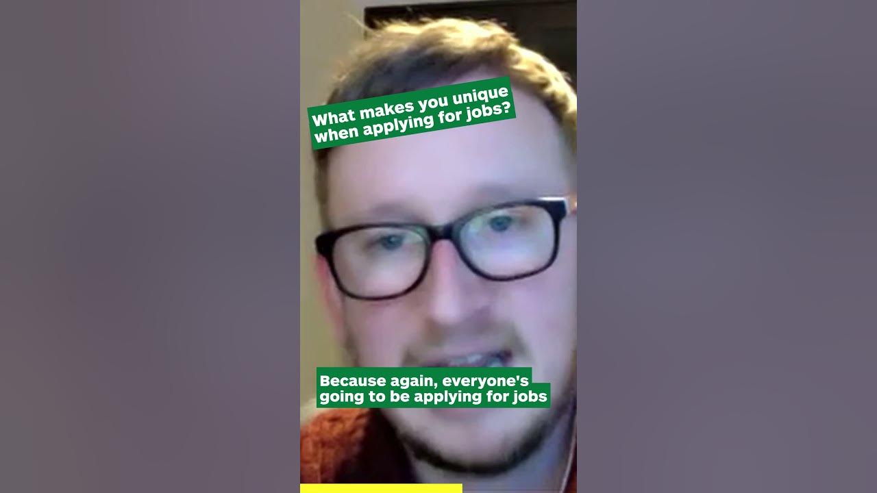 what-makes-you-unique-when-applying-for-graduate-jobs-shorts-youtube