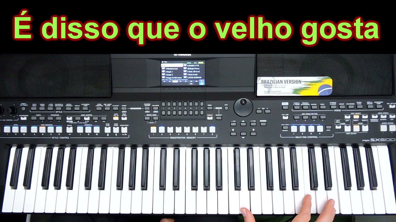 É disso que o velho gosta vídeo aula teclado
