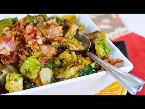 Thanksgiving Recipes : Brussel Sprouts with Bacon