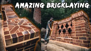 How to build a BRICK WALL from START TO FINISH