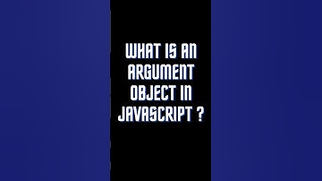 What Is The Argument Object In Javascript | Frontend Javascript Interview Questions |