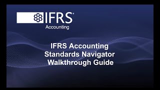 IFRS Accounting Standards Navigator Video 2024