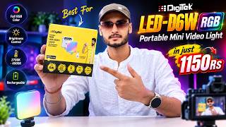 This Tiny RGB Light Is REALLY Good! 😍 | Digitek LED-D6W Review