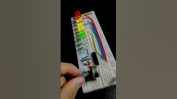 Awesome LM3914-based analog voltage meter #analog #foryou #explore #electronicscircuit