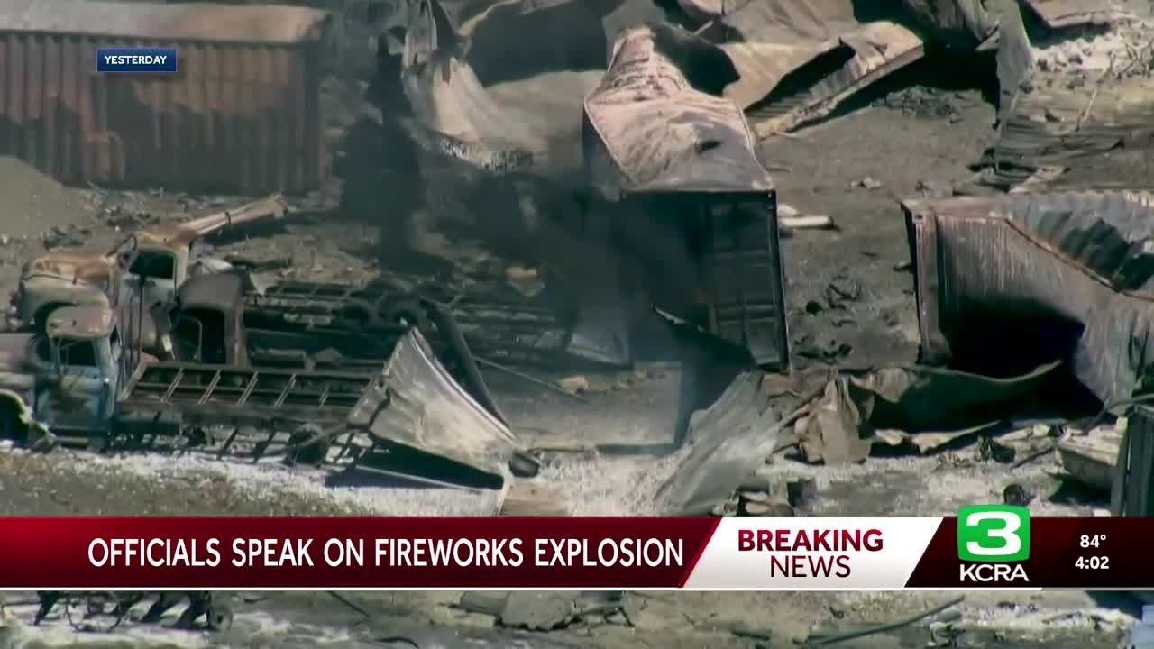 Esparto Fireworks Facility Explosions | Updates at 4 p.m. on July 3