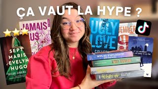 mon avis sur les livres BOOKTOK : overhyped? 