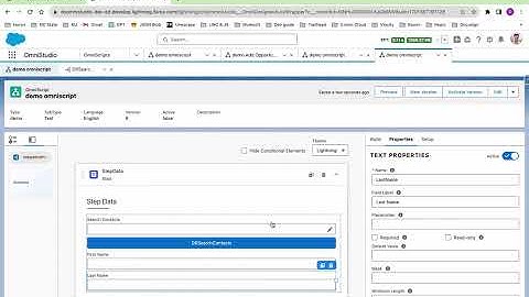 All you need to know about omniscript typeahed, lookup mode, use data json, edit mode