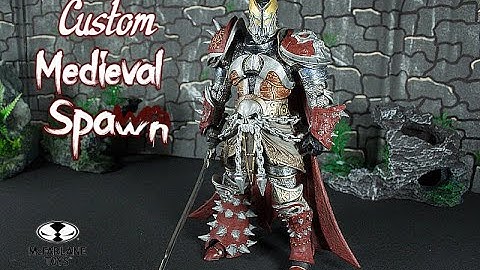 Custom Mcfarlane Toys Medieval Spawn action figure quick look