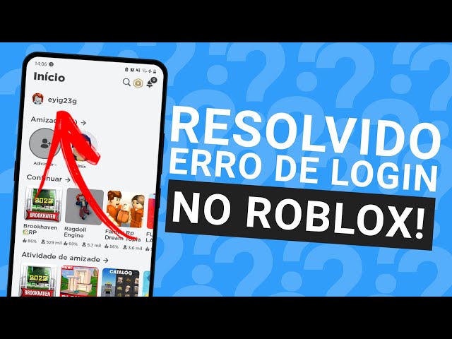 Como corrigir erro de login no Roblox 