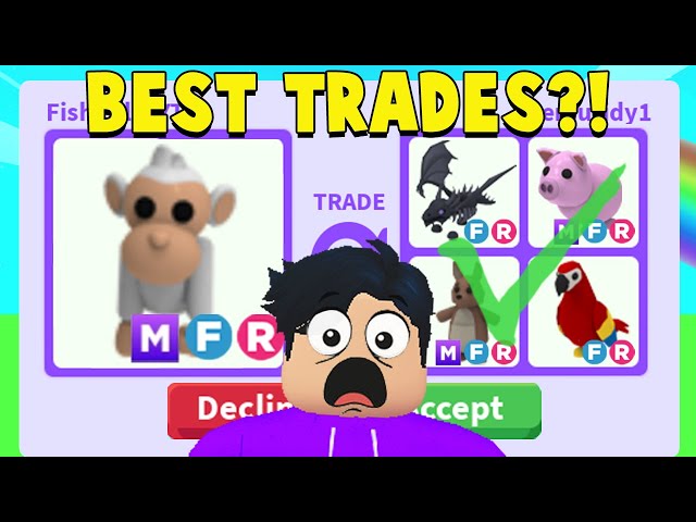 Albino Monkey, Trade Roblox Adopt Me Items