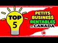  5 business fantastiques  faire au canada 