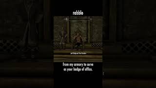 rabble — The Elder Scrolls V: Skyrim dialogue scene