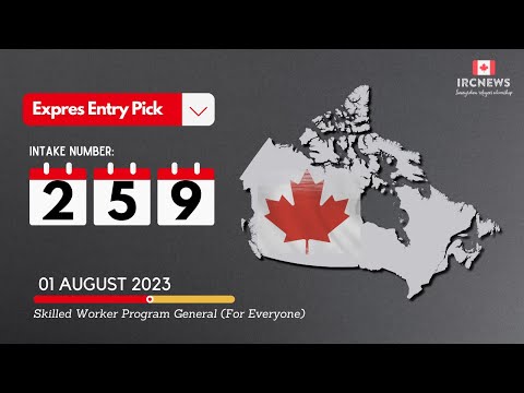 Express Entry Pick bearing Intake number 259 on 01 August 2023 under Skilled Worker Program General