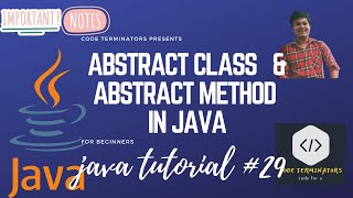 java tutorial 29 Abstract classes and abstract methods